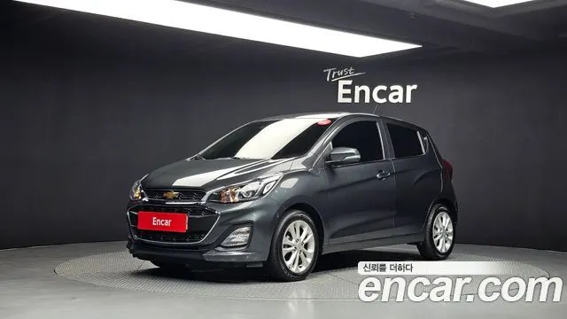 CHEVROLET SPARK 2019 — 90 624 км, серый, Корея — под ключ — фото 1