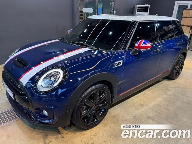 MINI COOPER S CLUBMAN 2016 — 82 431 км, синий, Корея — под ключ — фото 10