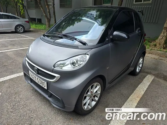 SMART FORTWO COUPE 2014 — 79 999 км, серебристо-серый, Корея — под ключ — фото 1