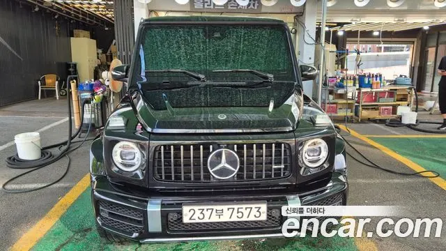 MERCEDES-BENZ G-CLASS W463B 2019 — 127 966 км, чёрный, Корея — под ключ — фото 1