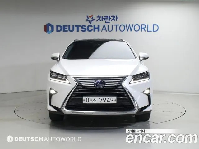 LEXUS RX450H 2018 — 76 294 км, белый, Корея — под ключ — фото 3