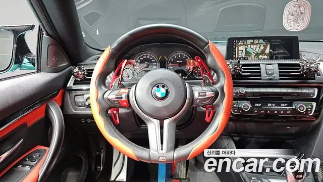 BMW M4 2018 — 93 903 км, голубой, Корея — под ключ — фото 12