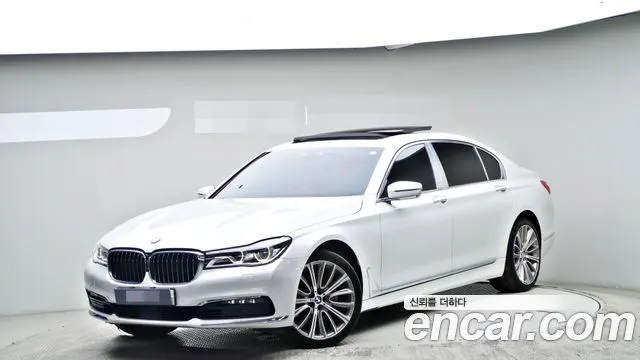 BMW 7 SERIES 2016 — 90 501 км, белый, Корея — под ключ — фото 1