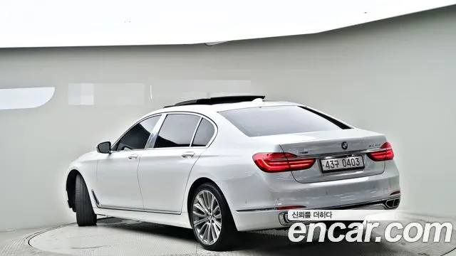 BMW 7 SERIES 2016 — 90 501 км, белый, Корея — под ключ — фото 4