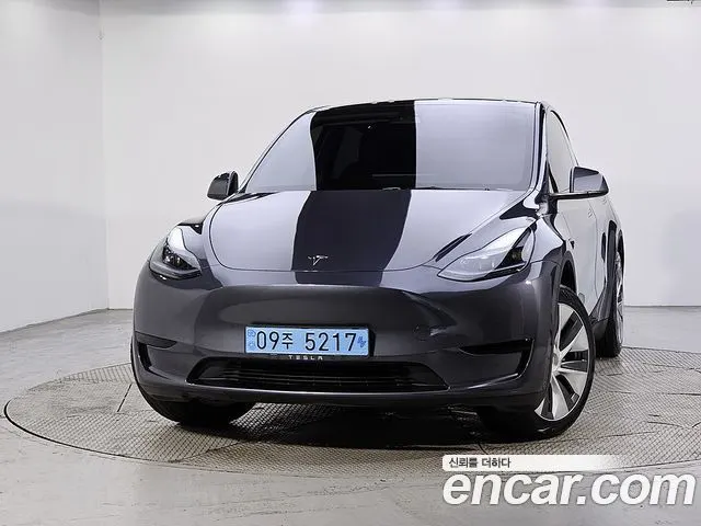 TESLA MODEL Y 2023 — 111 540 км, серый, Корея — под ключ — фото 2