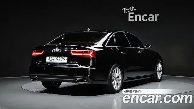 AUDI A6 2018 — 135 660 км, чёрный, Корея — под ключ — фото 1