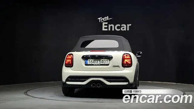 MINI COOPER S CONVERTIBLE 2022 — 41 535 км, белый-перламутр, Корея — под ключ — фото 4
