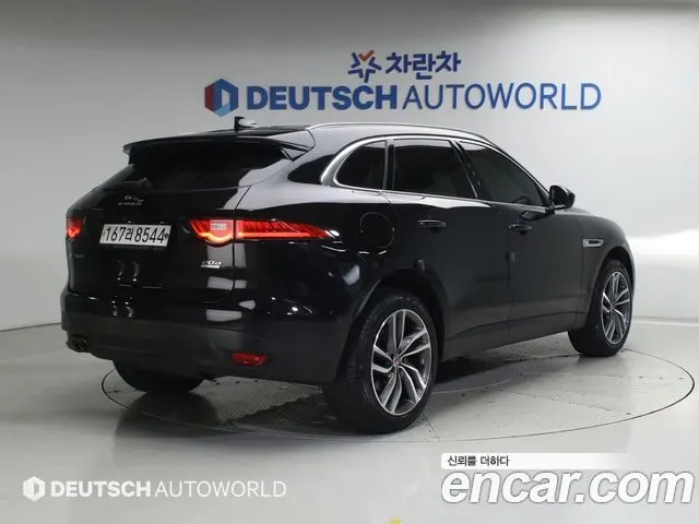 JAGUAR F-PACE 2019 — 100 374 км, чёрный, Корея — под ключ — фото 2