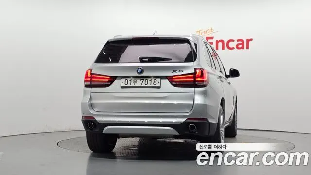 BMW X5 2015 — 123 693 км, серебристо-серый, Корея — под ключ — фото 4