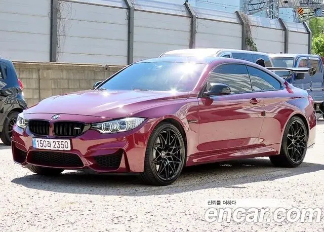 BMW M4 2016 — 221 246 км, синий, Корея — под ключ — фото 2