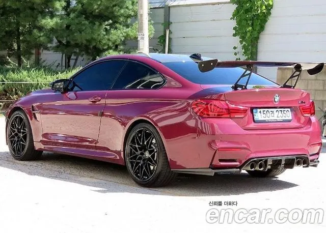 BMW M4 2016 — 221 246 км, синий, Корея — под ключ — фото 3