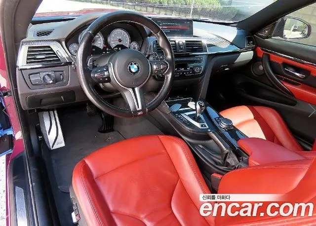 BMW M4 2016 — 221 246 км, синий, Корея — под ключ — фото 7