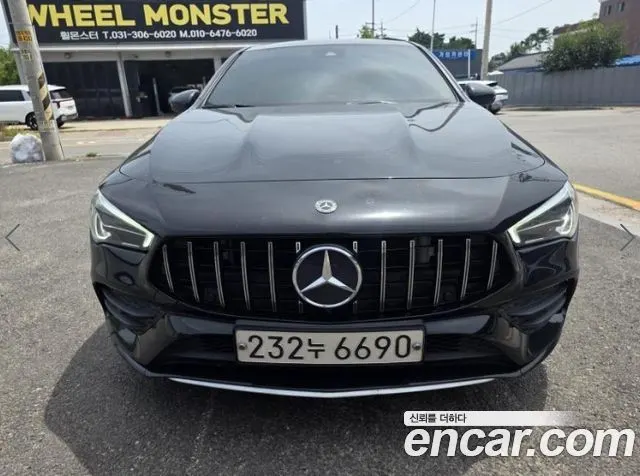 MERCEDES-BENZ CLA-CLASS C118 2020 — 66 703 км, чёрный, Корея — под ключ — фото 1