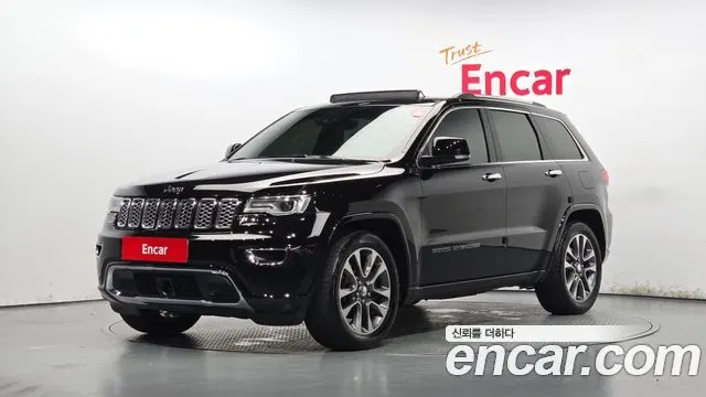JEEP GRAND CHEROKEE 2017 — 94 476 км, чёрный, Корея — под ключ — фото 1