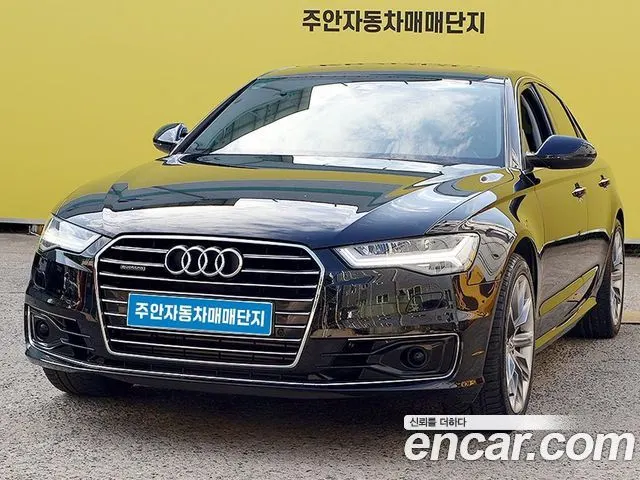 AUDI A6 2016 — 188 000 км, чёрный, Корея — под ключ — фото 2