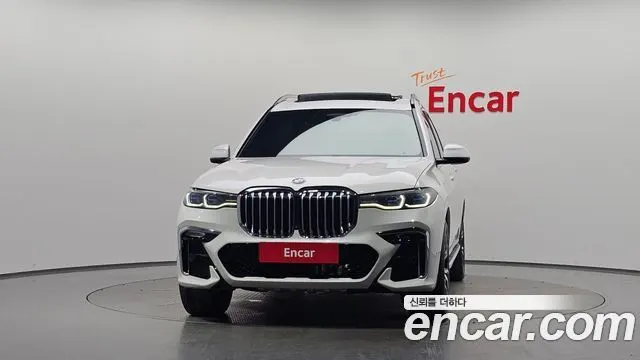 BMW X7 2021 — 65 400 км, белый, Корея — под ключ — фото 3