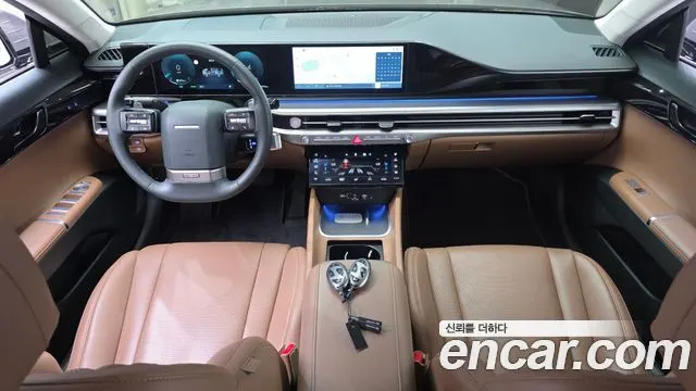 HYUNDAI GRANDEUR HYBRID 2023 — 126 416 км, серебристо-серый, Корея — под ключ — фото 7