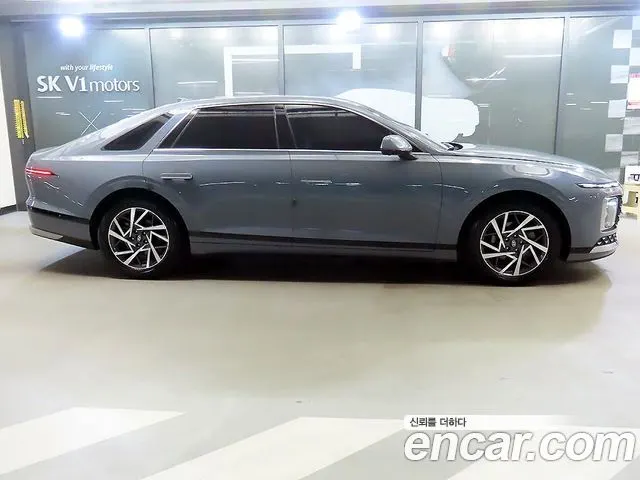 HYUNDAI GRANDEUR HYBRID 2023 — 72 438 км, серебристо-серый, Корея — под ключ — фото 3