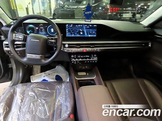 HYUNDAI GRANDEUR HYBRID 2023 — 72 438 км, серебристо-серый, Корея — под ключ — фото 10