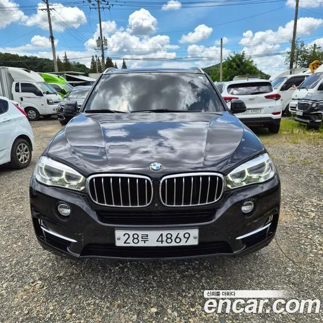 BMW X5 2017 — 227 000 км, чёрный, Корея — под ключ — фото 1