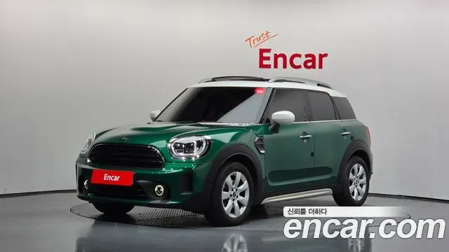 MINI COOPER COUNTRYMAN 2022 — 31 395 км, тёмно-зелёный, Корея — под ключ — фото 1