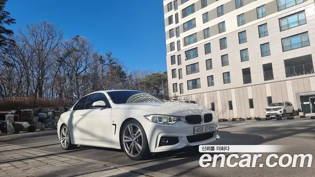 BMW 4 SERIES 2016 — 104 500 км, белый, Корея — под ключ — фото 7
