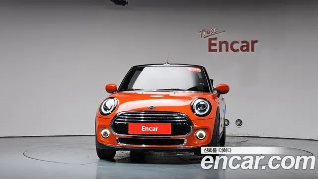 MINI COOPER CONVERTIBLE 2020 — 75 261 км, оранжевый, Корея — под ключ — фото 3