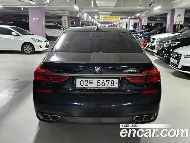 BMW 7 SERIES 2019 — 97 800 км, чёрный, Корея — под ключ — фото 3