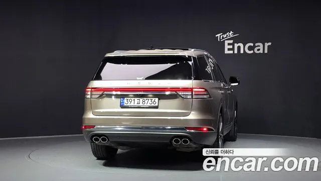 LINCOLN AVIATOR 2021 — 39 130 км, светло-золотистый, Корея — под ключ — фото 4