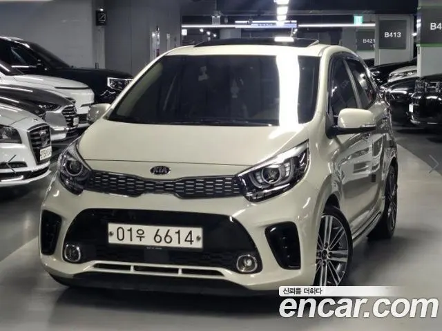 KIA MORNING 2017 — 21 688 км, белый-перламутр, Корея — под ключ — фото 1