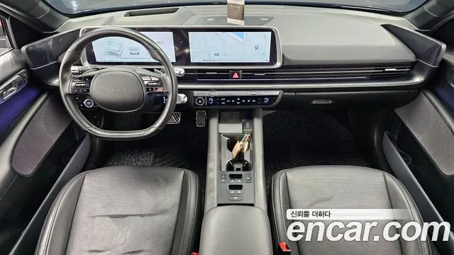 HYUNDAI IONIQ 6 2023 — 46 226 км, тёмно-зелёный, Корея — под ключ — фото 7