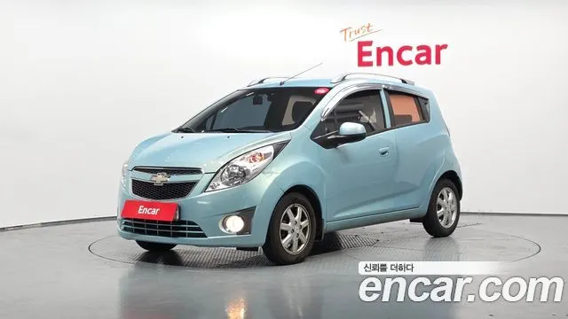 CHEVROLET SPARK 2012 — 135 426 км, голубой, Корея — под ключ — фото 11