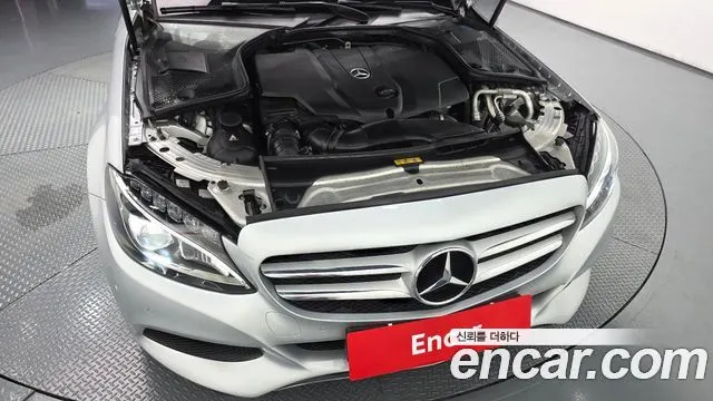 MERCEDES-BENZ C-CLASS W205 2017 — 94 344 км, серебристо-серый, Корея — под ключ — фото 6