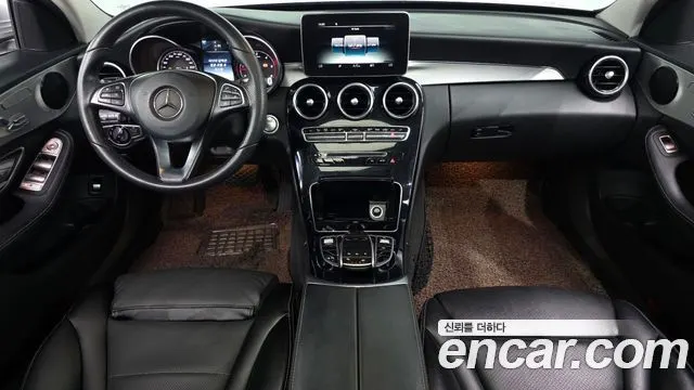 MERCEDES-BENZ C-CLASS W205 2017 — 94 344 км, серебристо-серый, Корея — под ключ — фото 7