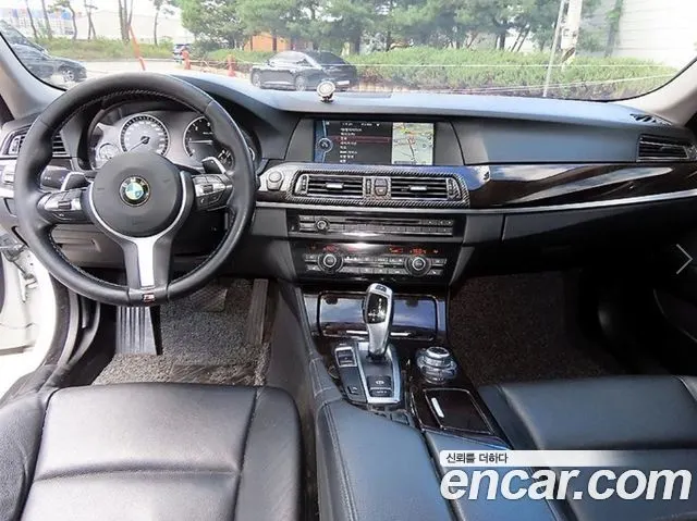 BMW 5 SERIES 2012 — 308 856 км, чёрный, Корея — под ключ — фото 7