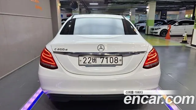 MERCEDES-BENZ C-CLASS W205 2018 — 152 751 км, белый, Корея — под ключ — фото 4