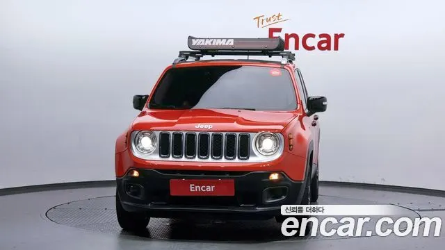 JEEP RENEGADE 2015 — 100 830 км, красный, Корея — под ключ — фото 3