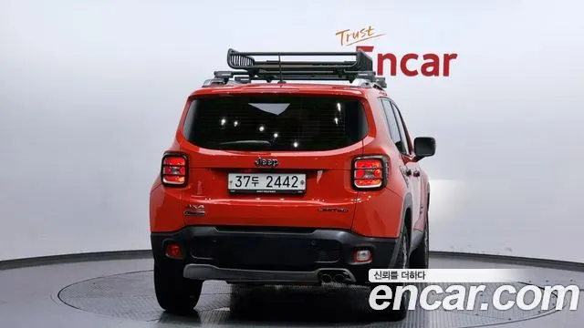 JEEP RENEGADE 2015 — 100 830 км, красный, Корея — под ключ — фото 4