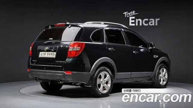 CHEVROLET CAPTIVA 2012 — 118 096 км, чёрный, Корея — под ключ — фото 2
