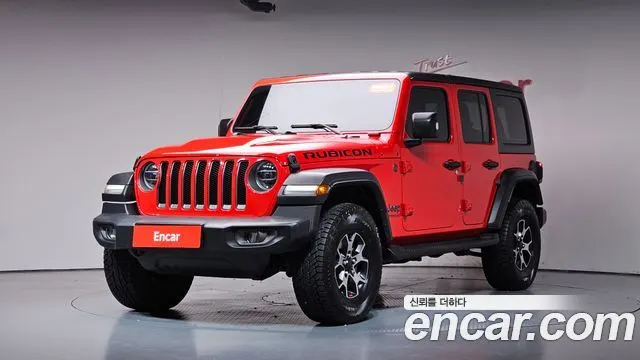 JEEP WRANGLER 2019 — 73 358 км, красный, Корея — под ключ — фото 1