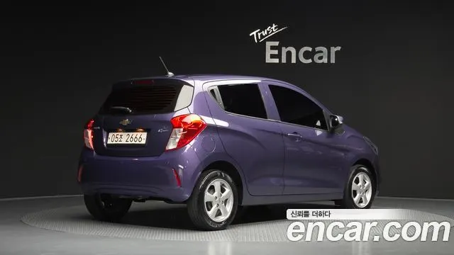 CHEVROLET SPARK 2017 — 59 446 км, фиолетовый, Корея — под ключ — фото 2