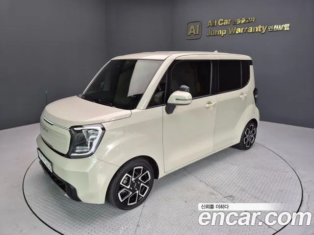 KIA KIA RAY 2023 — 34 000 км, белый-перламутр, Корея — под ключ — фото 1