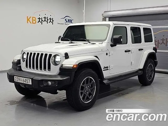 JEEP WRANGLER 2021 — 75 291 км, белый, Корея — под ключ — фото 1
