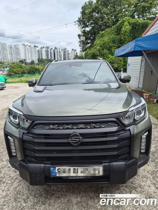 KGM REXTON SPORTS KHAN 2022 — 88 000 км, тёмно-зелёный, Корея — под ключ — фото 3