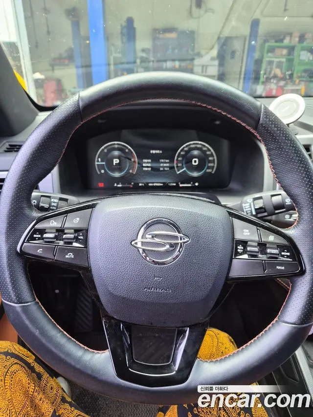 KGM REXTON SPORTS KHAN 2022 — 88 000 км, тёмно-зелёный, Корея — под ключ — фото 8