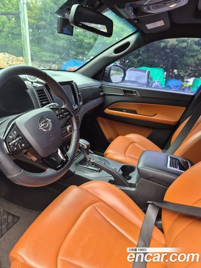 KGM REXTON SPORTS KHAN 2022 — 88 000 км, тёмно-зелёный, Корея — под ключ — фото 10