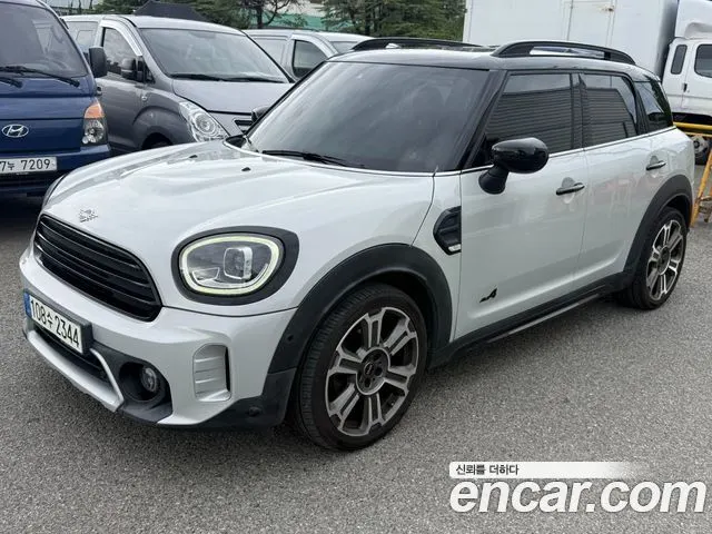 MINI COOPER D COUNTRYMAN 2021 — 91 000 км, серебристо-серый, Корея — под ключ — фото 2
