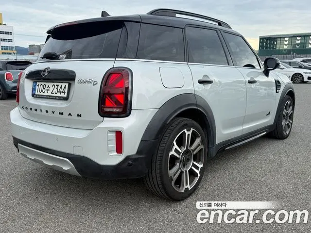 MINI COOPER D COUNTRYMAN 2021 — 91 000 км, серебристо-серый, Корея — под ключ — фото 4