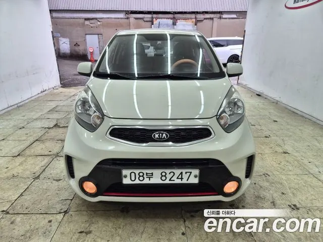 KIA MORNING 2016 — 107 844 км, белый-перламутр, Корея — под ключ — фото 11