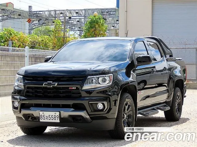 CHEVROLET REAL NEW COLORADO 2021 — 66 844 км, чёрный, Корея — под ключ — фото 2